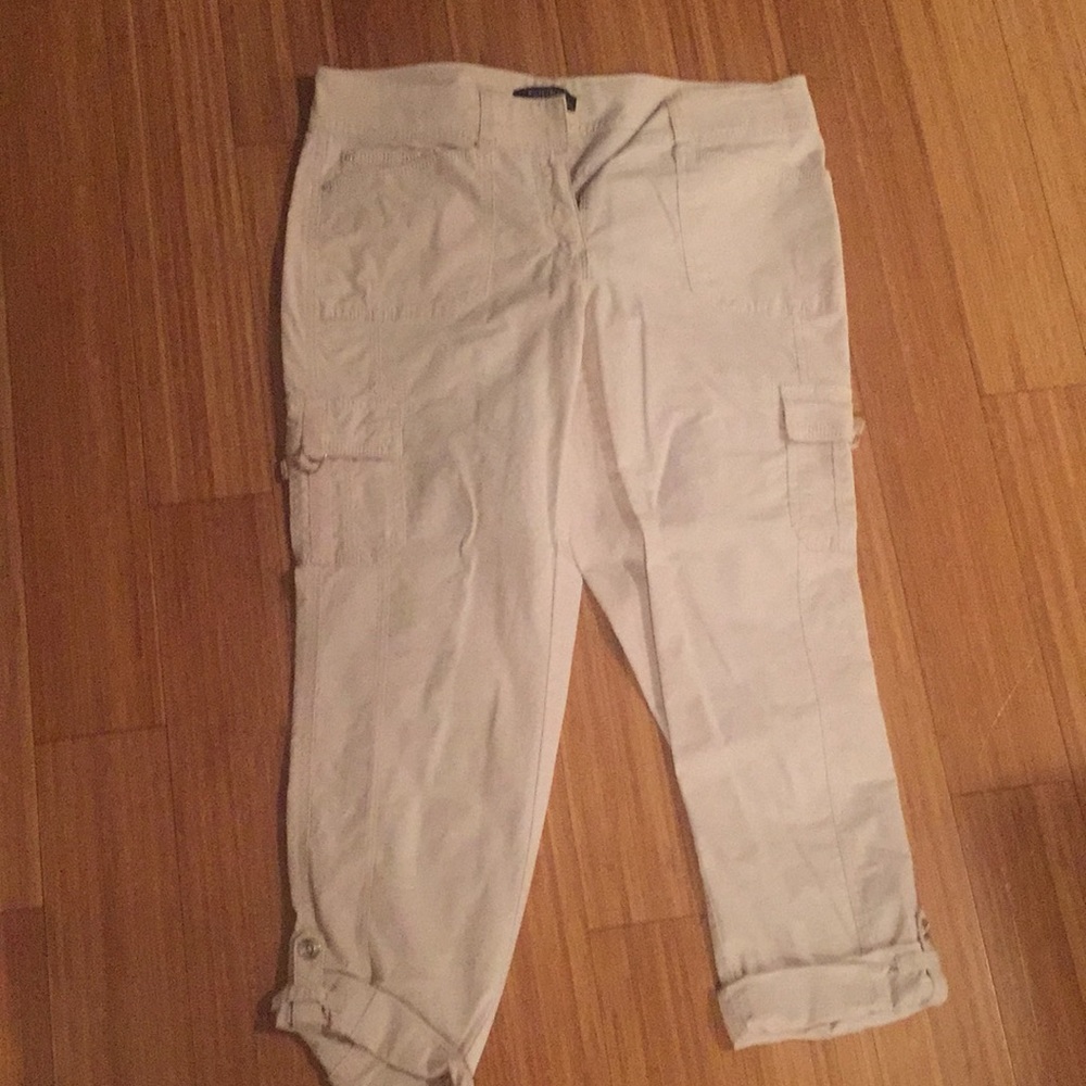 Khaki cargo pants
